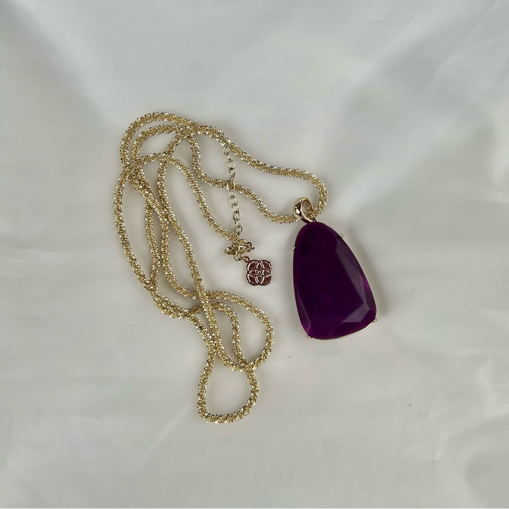 Kendra Scott Vintage Dark Purple Jade
